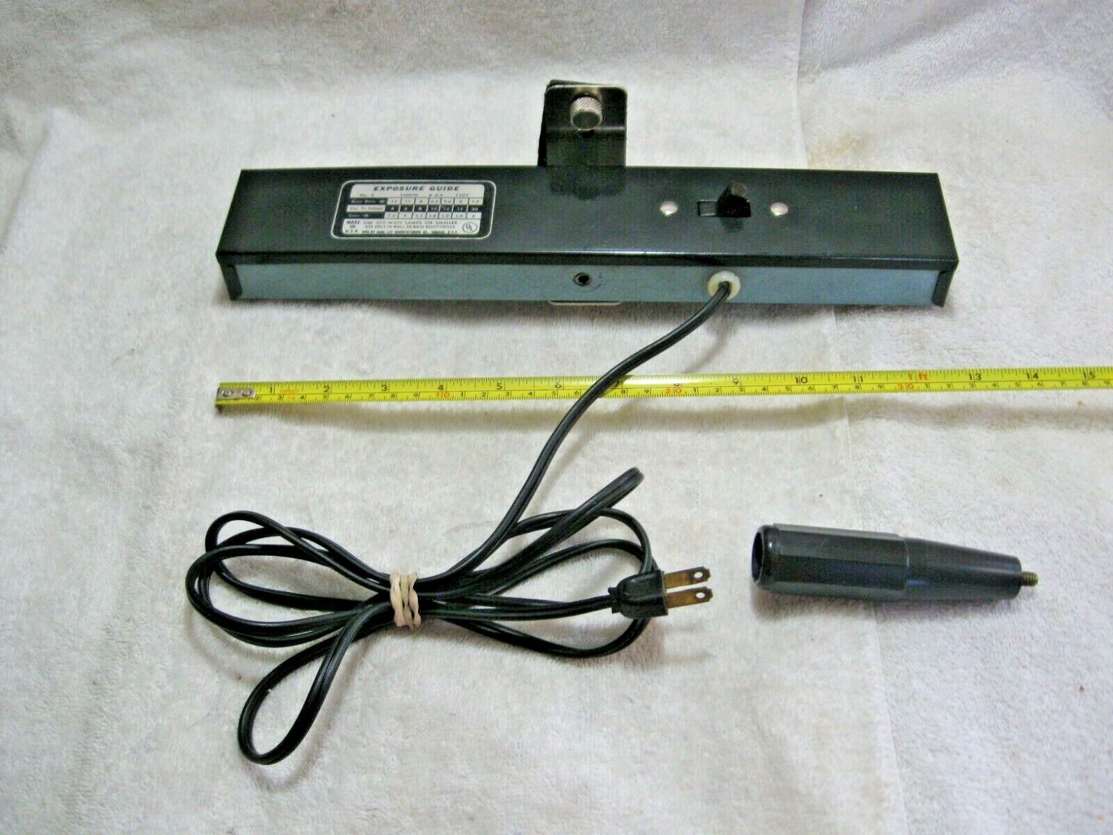 Vintage Collectible MOV-E-LITE 2 Bulb Fixture With Original Box-Camera-Photo-RV!