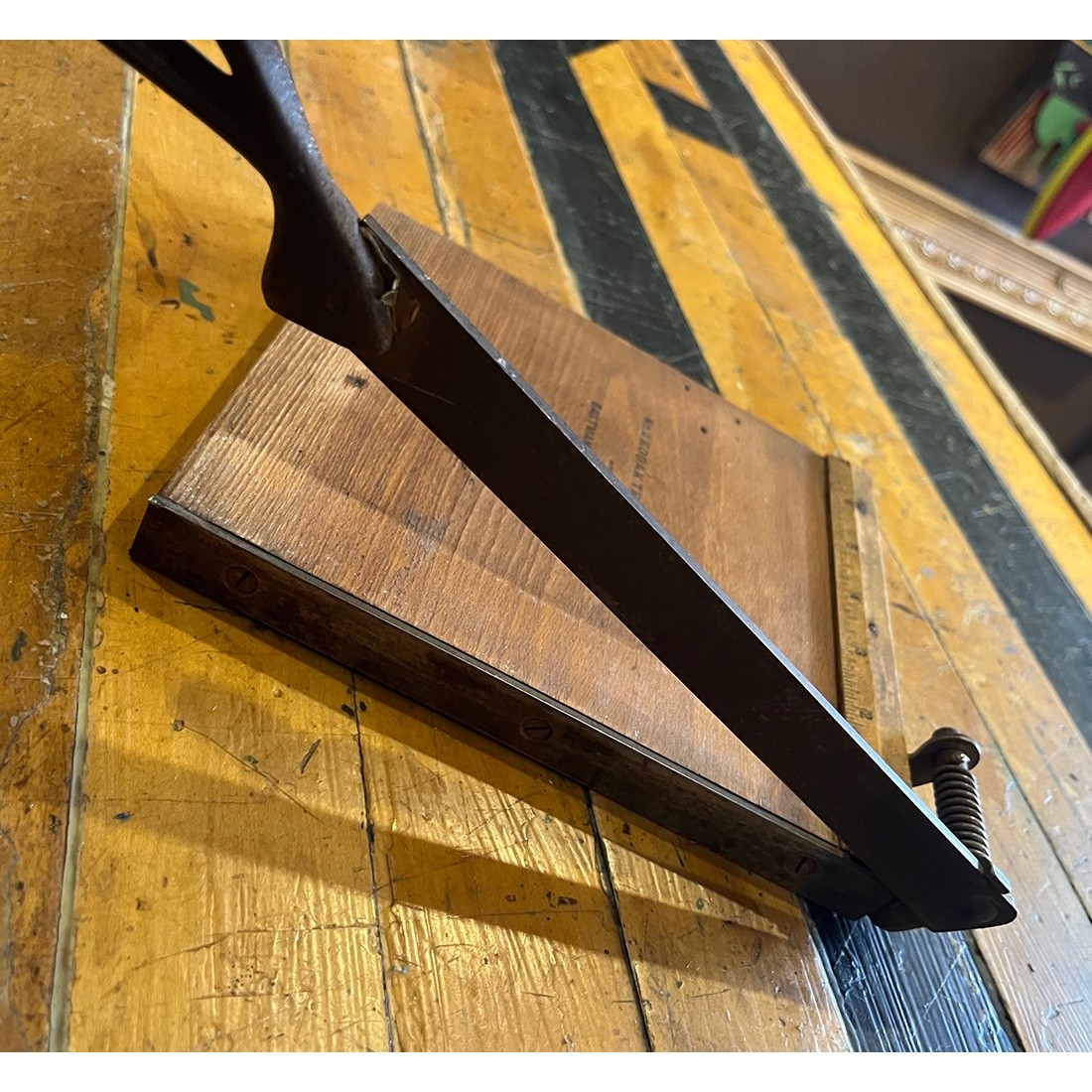 Antique EASTMAN KODAK No. 2 Trimming Board with Cutting Handle 1920’s Made USA
