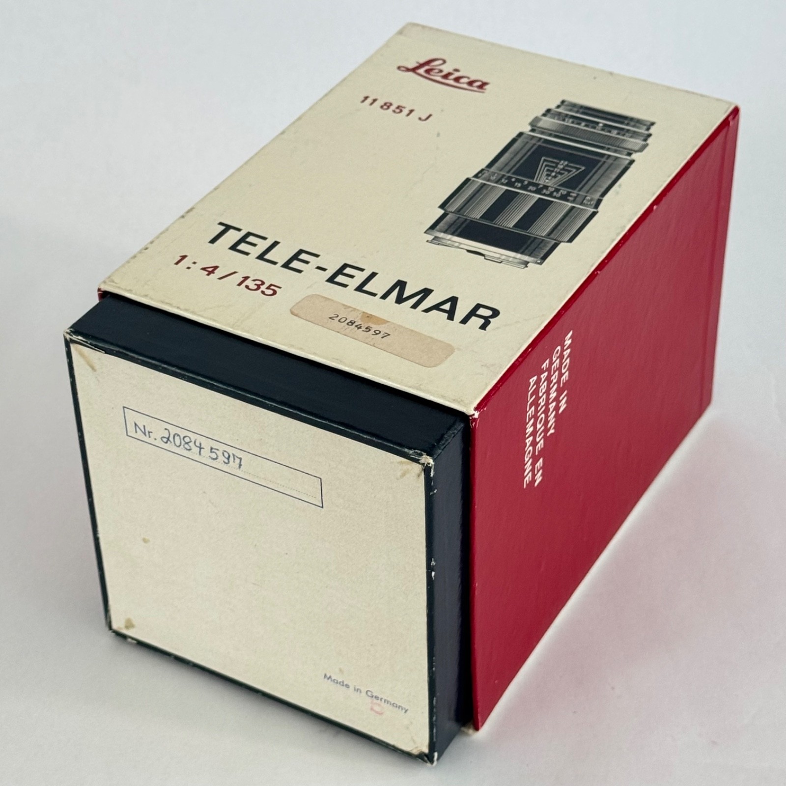 Leica Original Lens Box for TELE-ELMAR-M 135mm f/4 (11851)