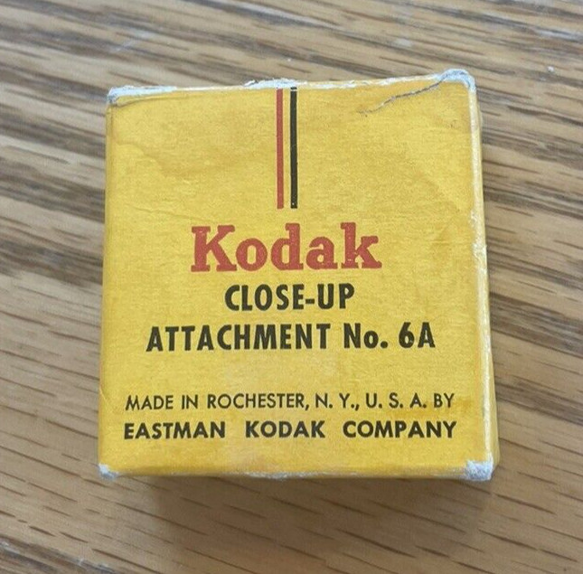 Kodak Close-Up Attachment No. 6A, Made in USA