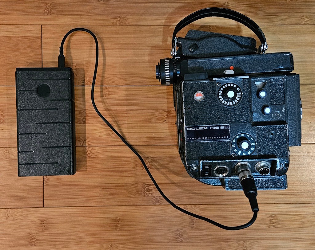 Bolex EL, EM, ESM 4-pin Power Cable, 12V 2.1mm DC barrel plug, ~1m (3.3ft)