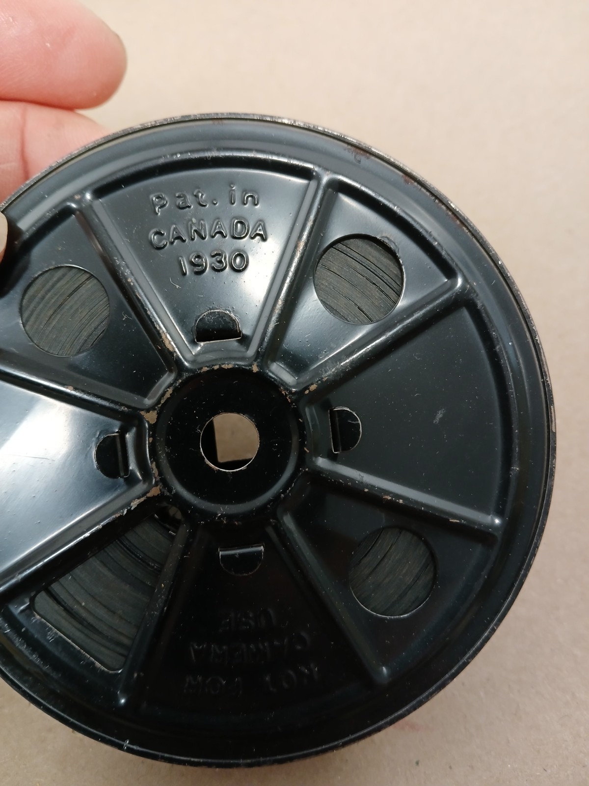 Lot of 5 Vintage 16mm Metal Film Reels with Film Early Home Movies Estate Find