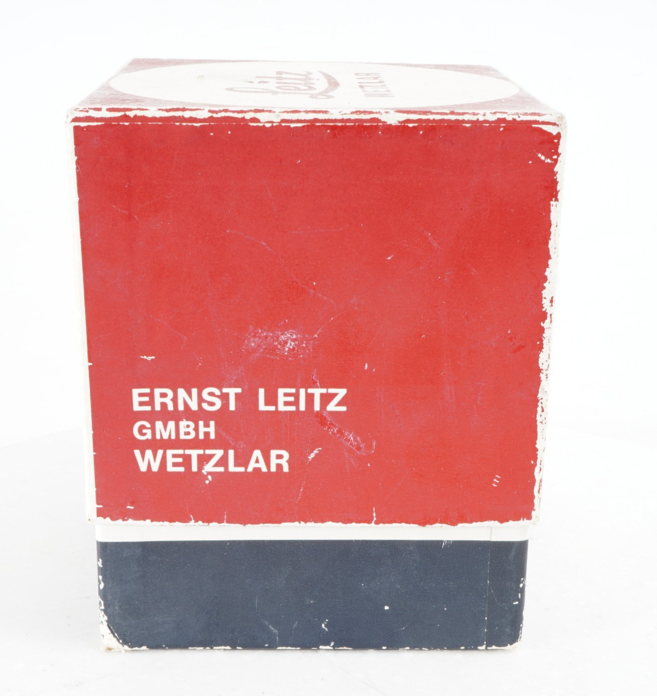 -GENUINE LEICA LEICAFLEX 11230 MACRO-ELMAR 100mm f/4 LENS BOX WITH LENS BUBBLE