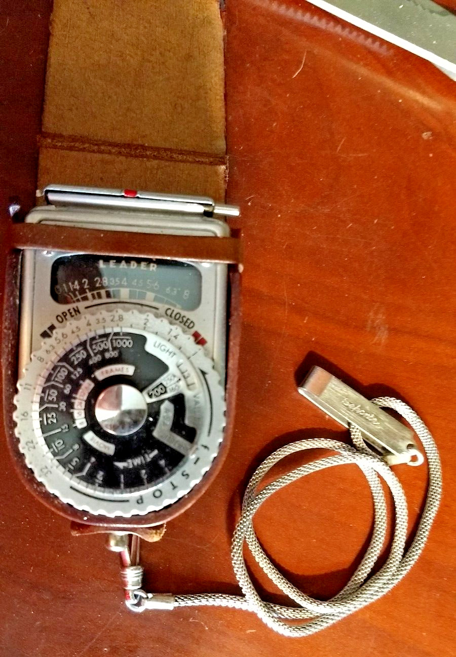 Vintage Sekonic LEADER L-6 L-VI Photography Light Meter Classic Design with Case