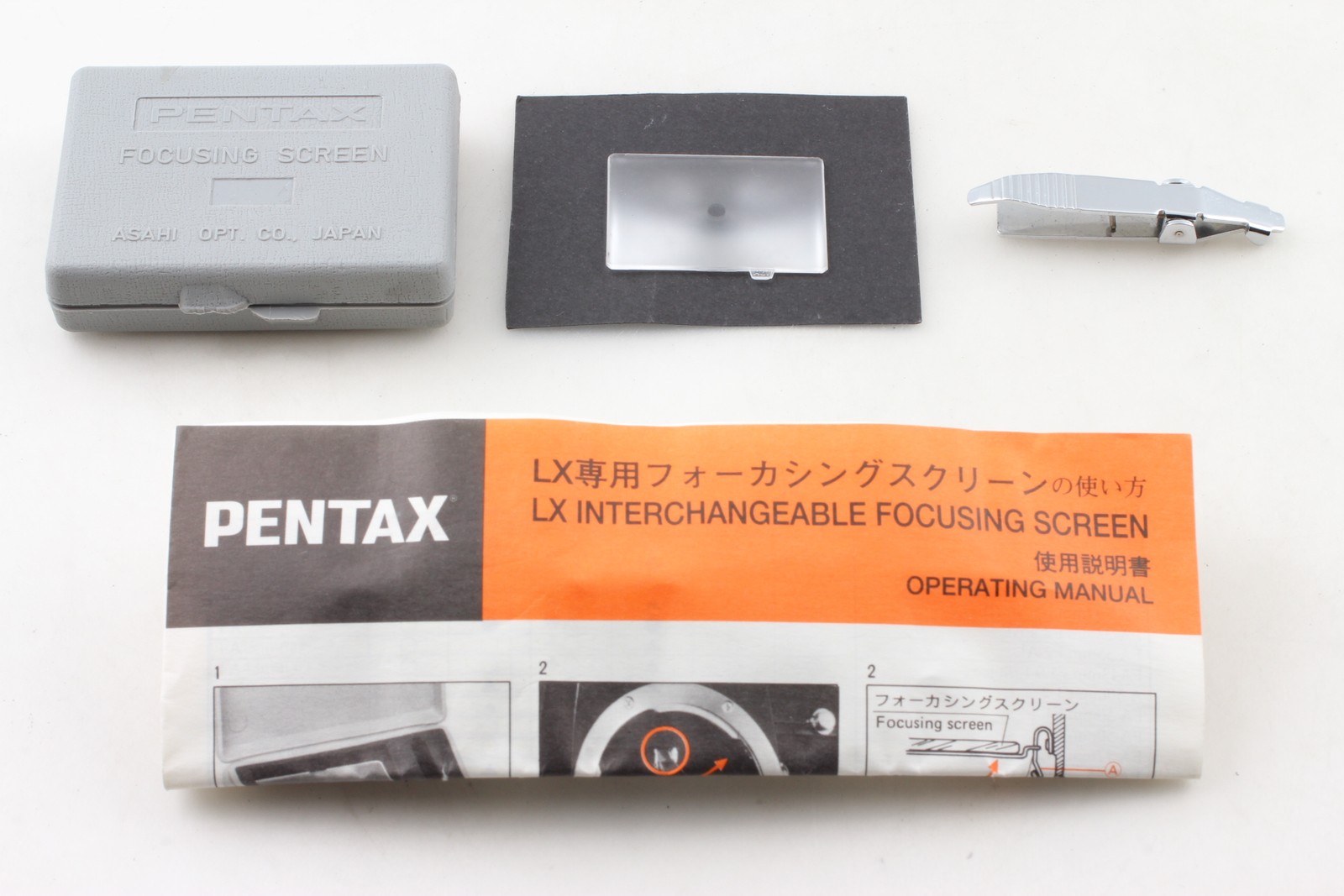 [ MINT w/ Case ] Penatax LX SA-21 Interchangeable Focusing Screen From JAPAN