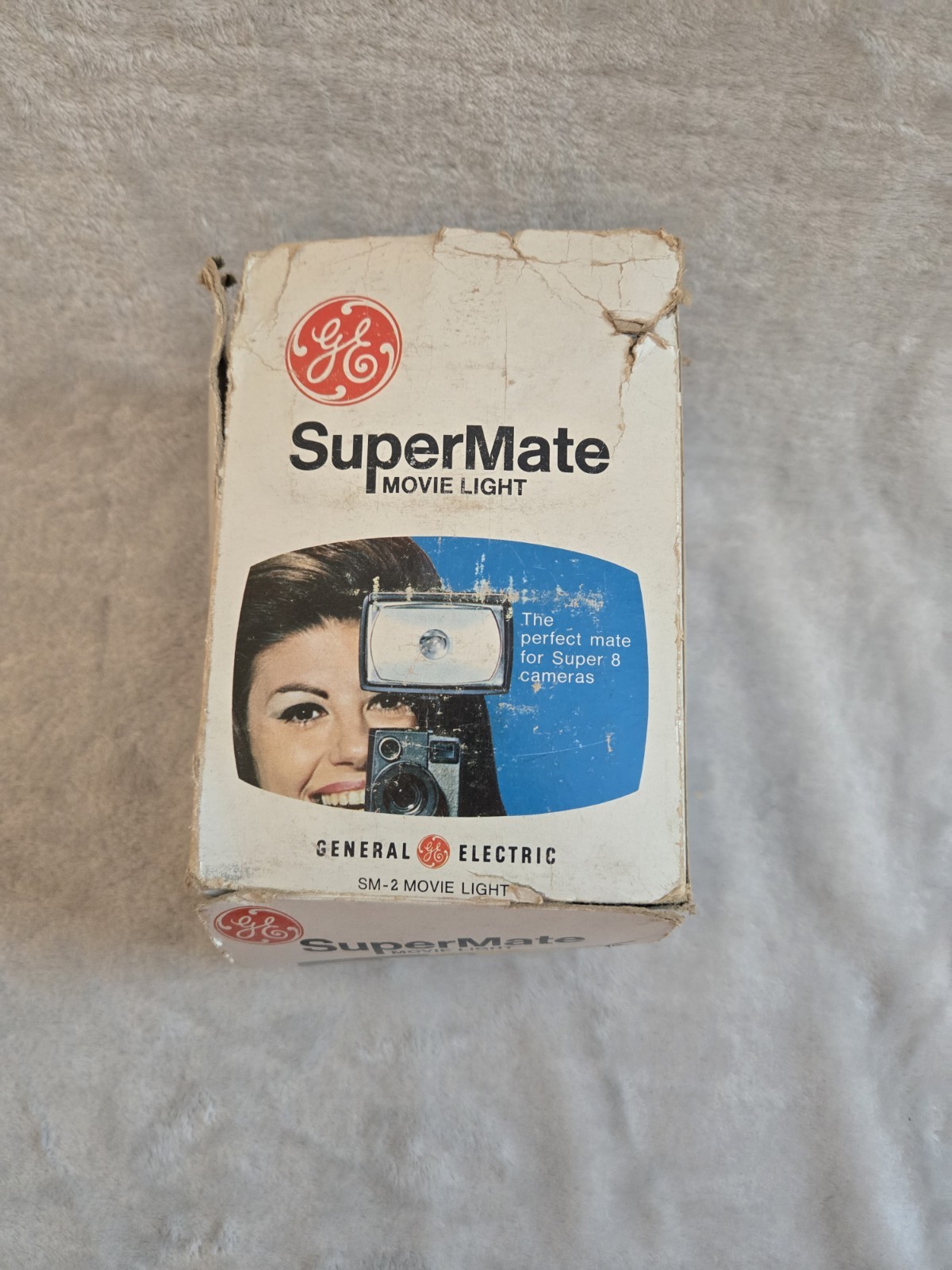 GE SuperMate Movie Light w/Original Box WORKS