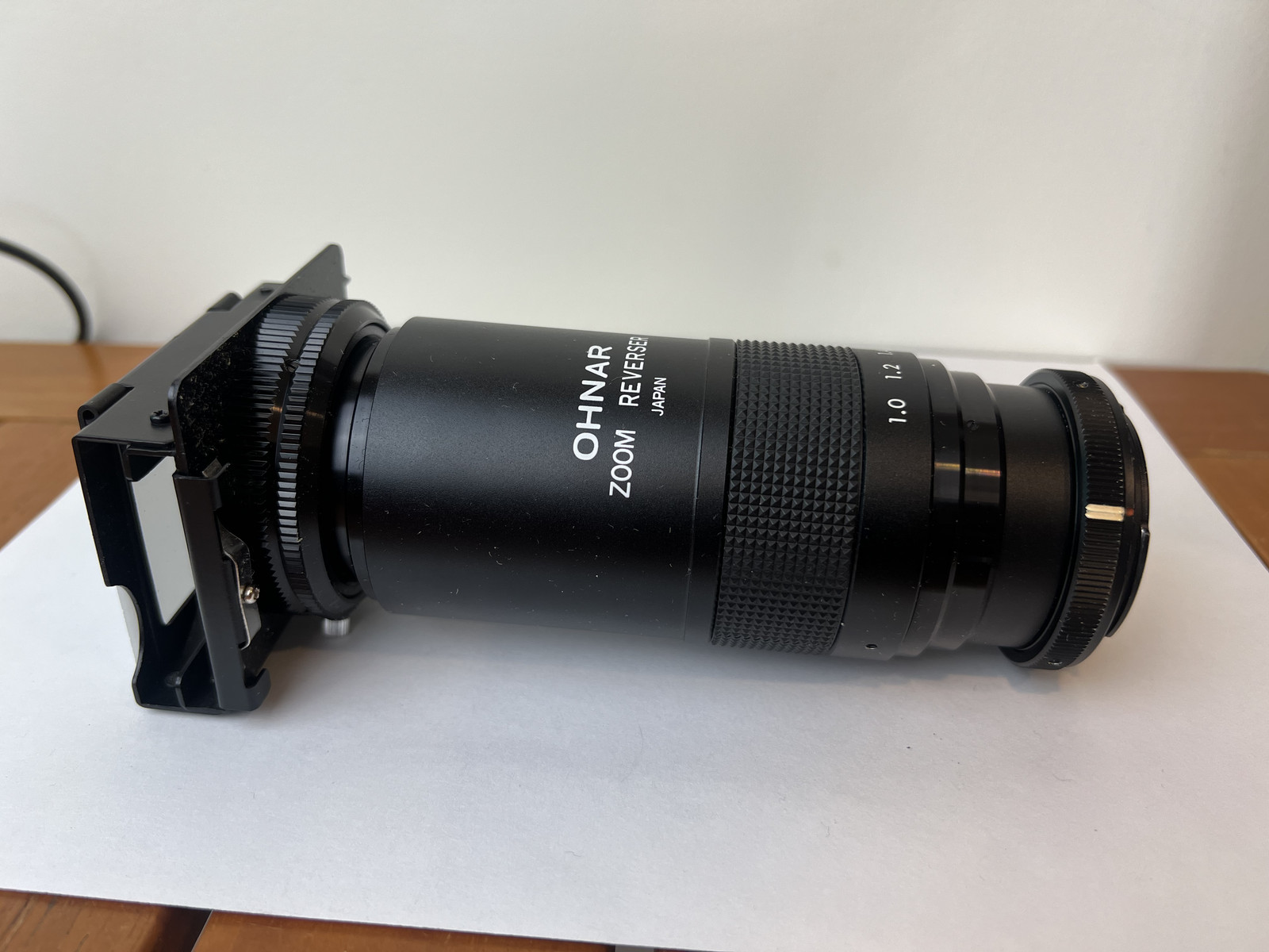 Vintage 2.5 x Zoom Slide Duplicator for SLR Camera by Bush & Meissner