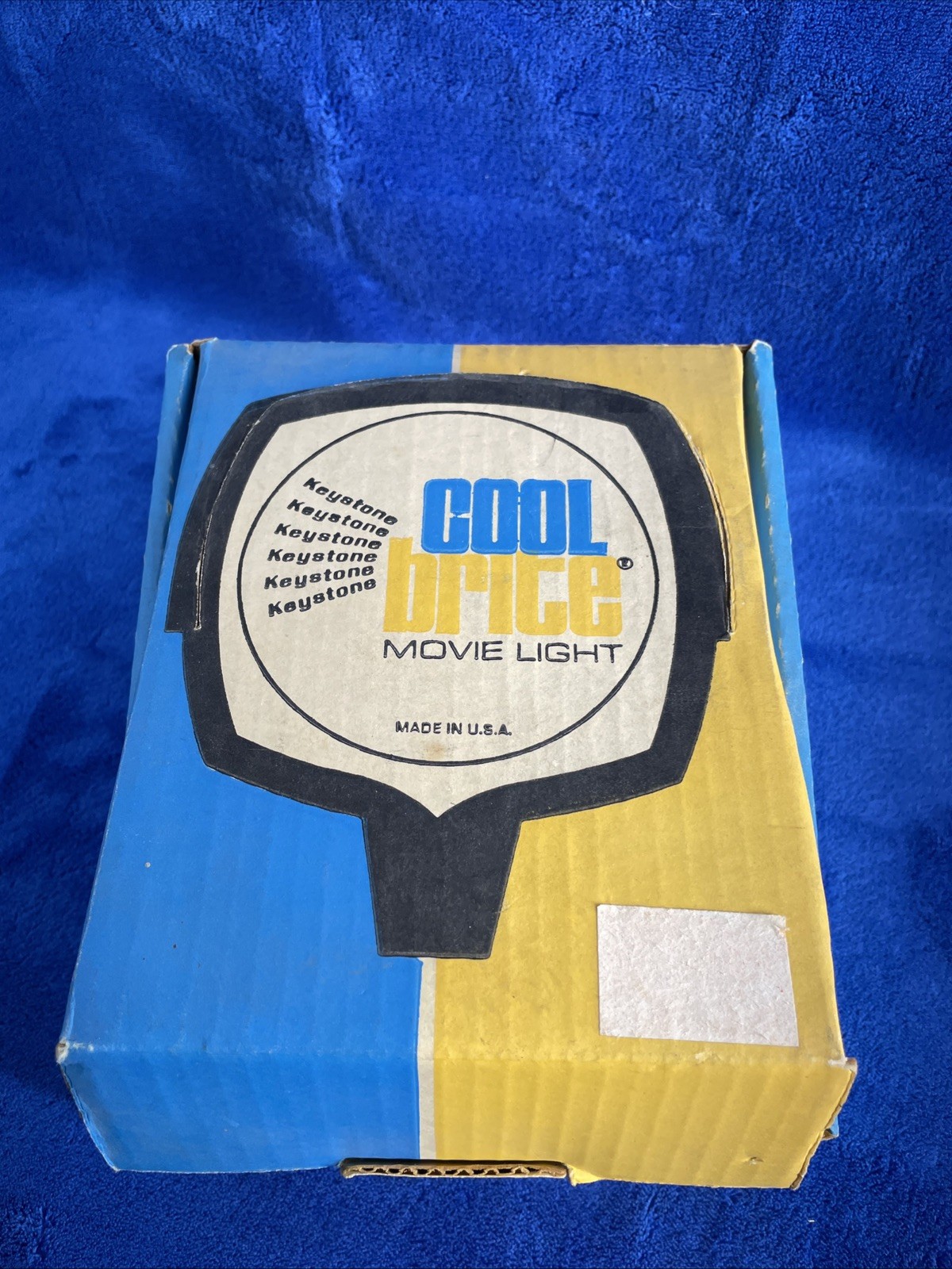 Keystone Cool Brite Super 8 Movie Camera Light in Box Vintage Cinema Bright