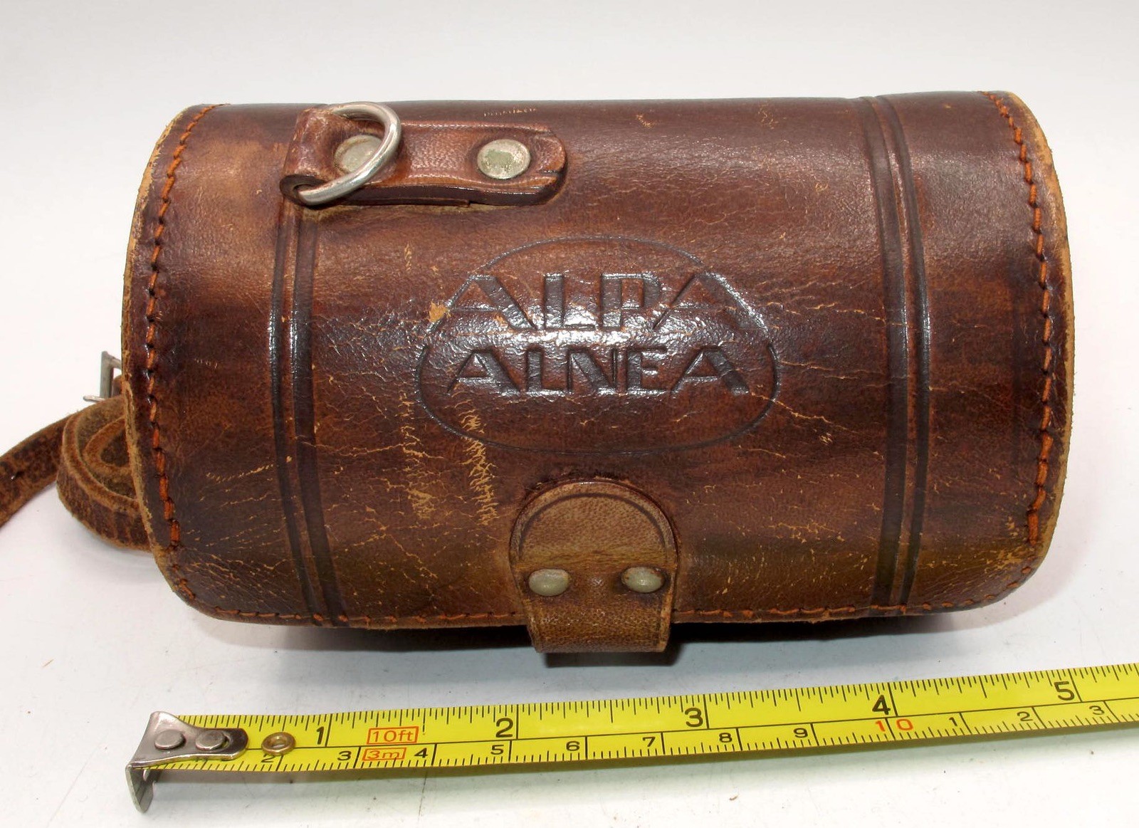 *ORIGINAL* ALPA ALNEA LEATHER HARD CASE 28MM, 50MM & 90MM ANGENIEUX KERN LENSES