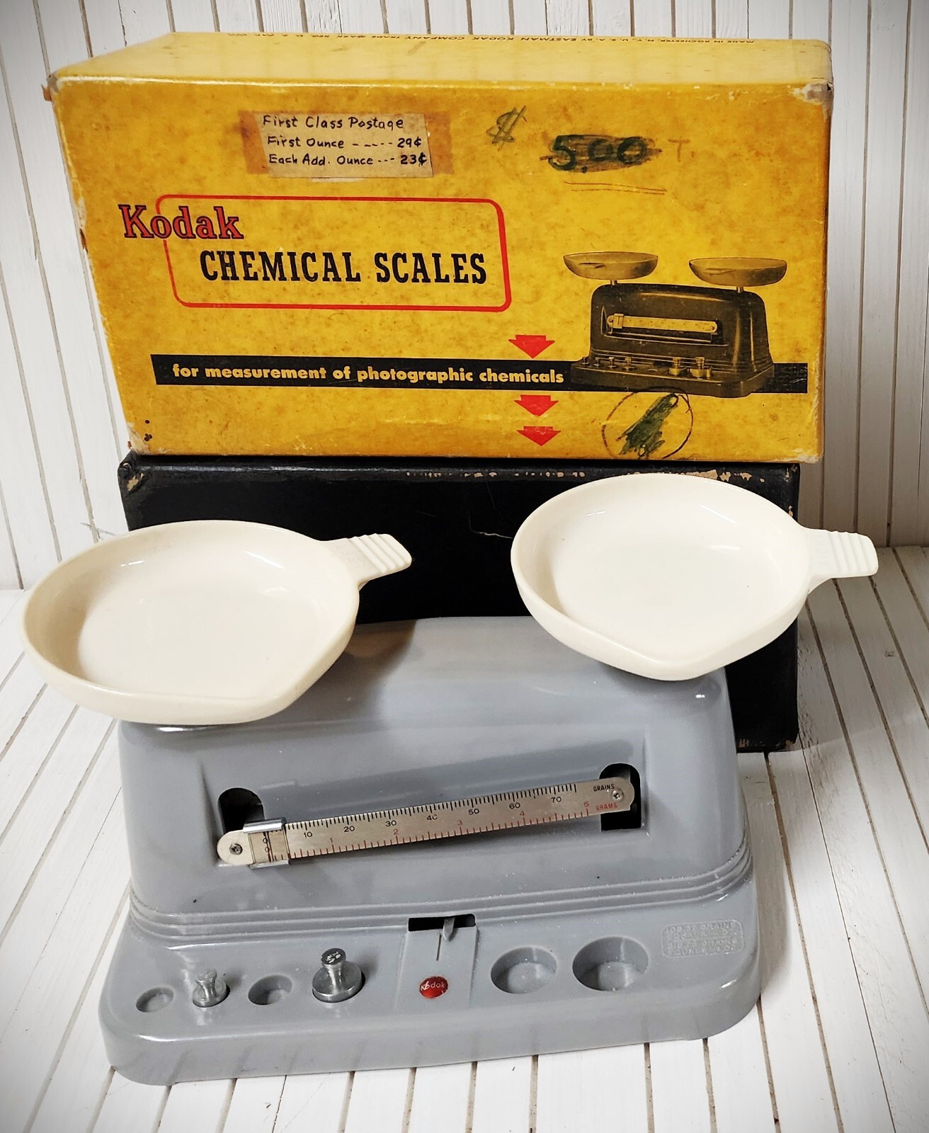 Vintage Kodak Chemical Scales, Boxed