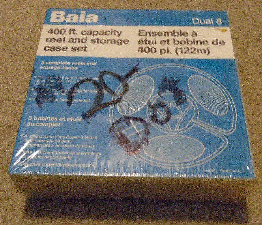 BAIA Dual 8 Set of 3 Complete 400 Ft. Capacity Reels and Storage Cases NIP