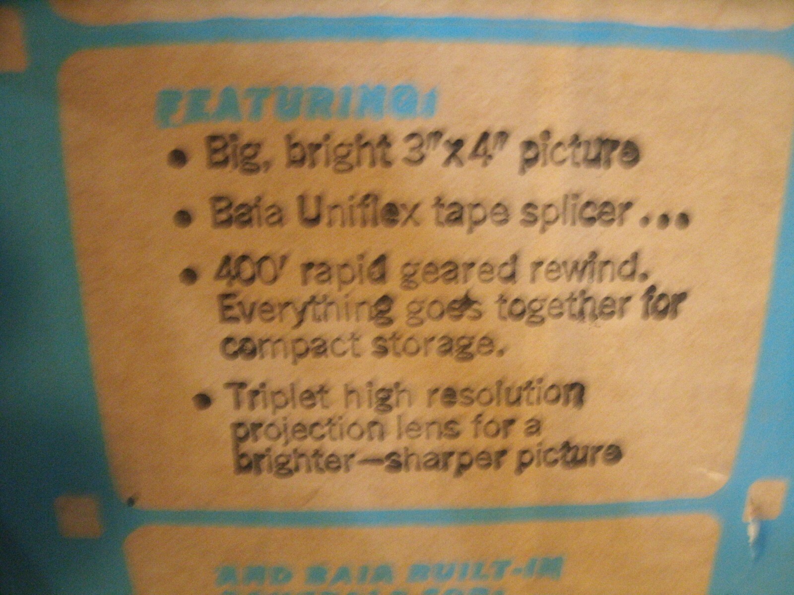 Baia Ediviewer Mark II-In original box, includes all seen in photos-bulb works!