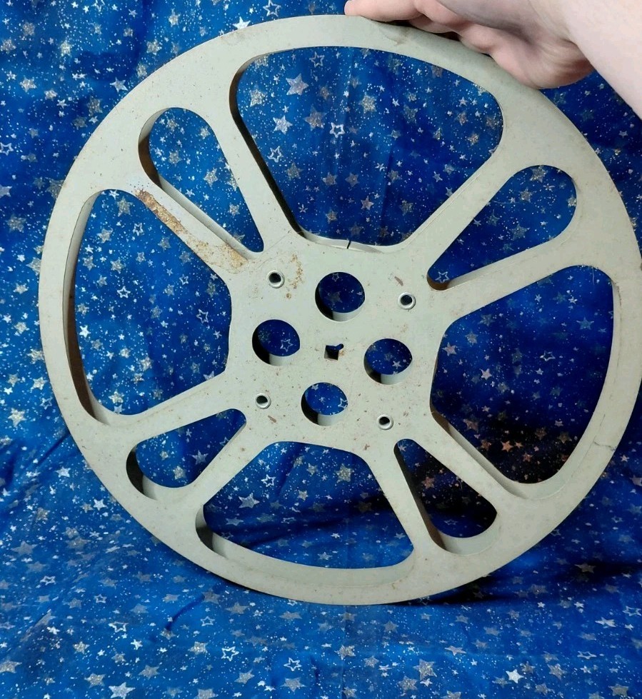 Vintage Metal 16mm Movie Film Reel -13 3/4” Lot Of 3