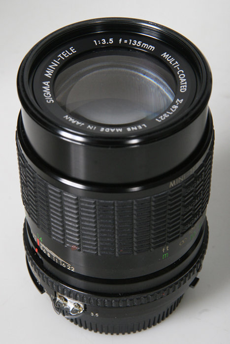 Sigma Mini Tele 135mm f3.5 lens Nikon AI – Manual Focus