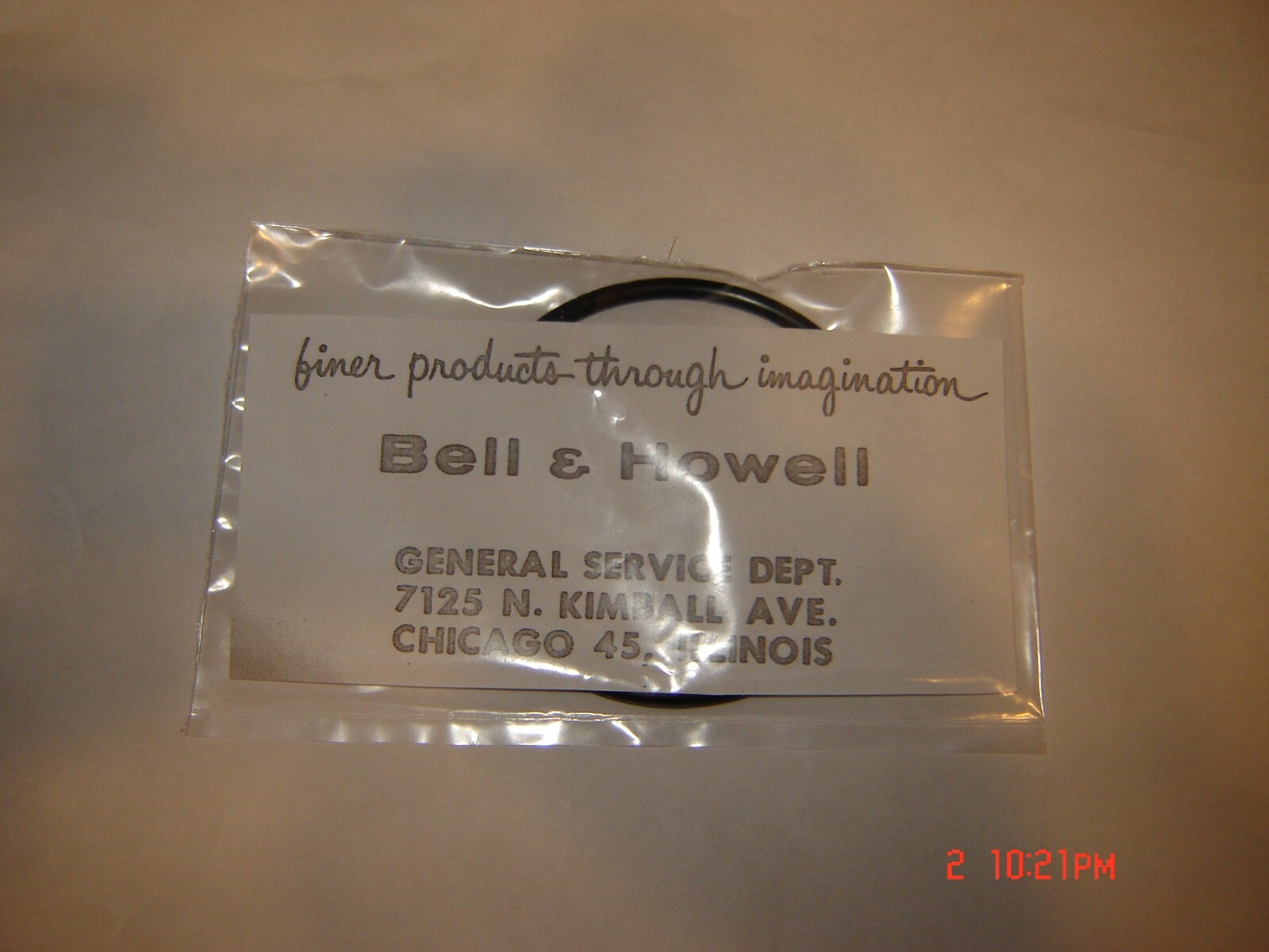 Bell & Howell 600Z Projector Motor Drive BELT B&H part, New