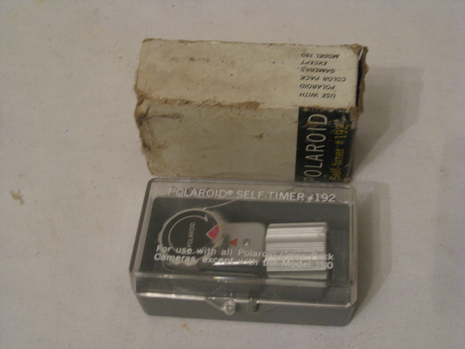 vintage POLAROID SELF-TIMER #192 camera photography time w/ hard case