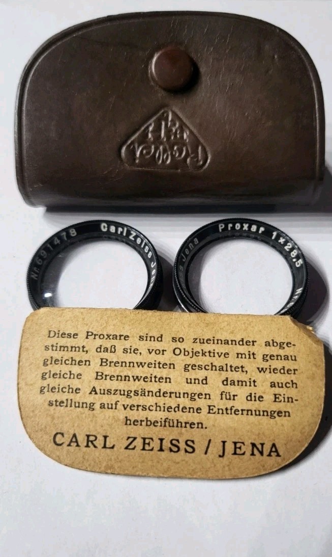 Rolleiflex Carl Zeiss Jena Proxare 1×28,5 Kit, Vintage