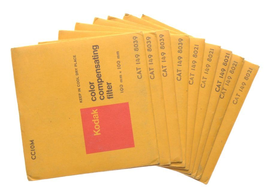 Kodak 100x100mm color compensating cat 149 gelatin filters various effects