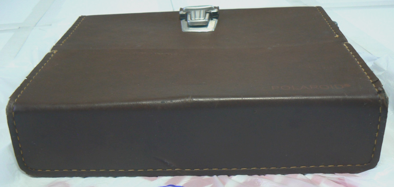 Polaroid Leather Compartment Case for Folding SX-70 Tan Camera & Accessories R