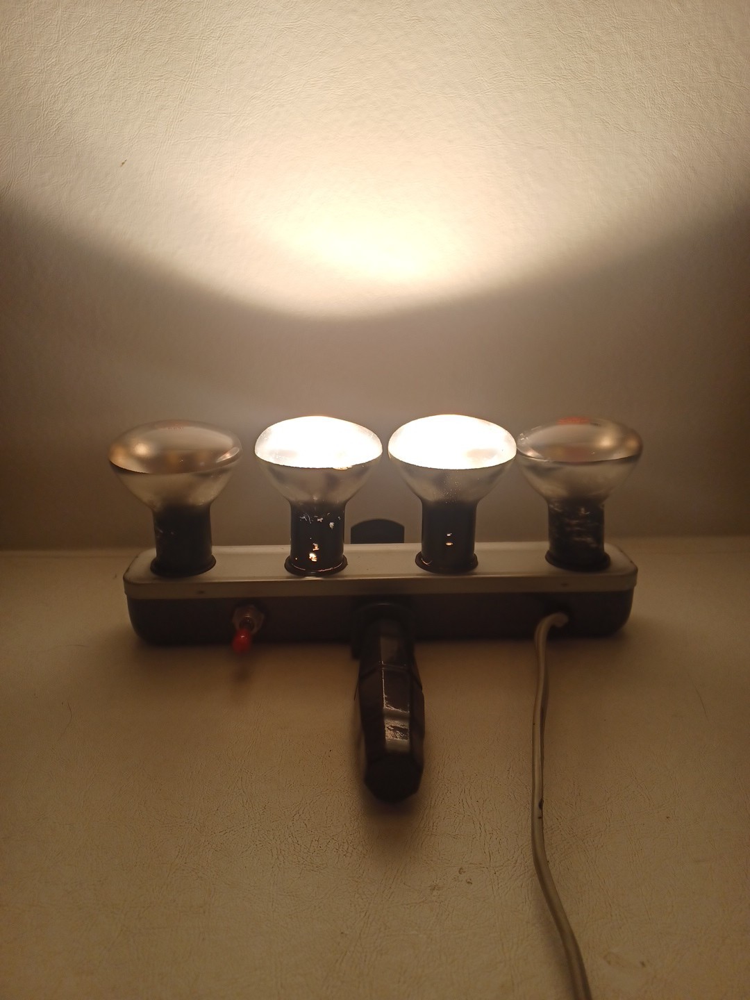 Vintage Harwood Indoor/outdoor Exposure Guide Light W/carrying Case. Works!!