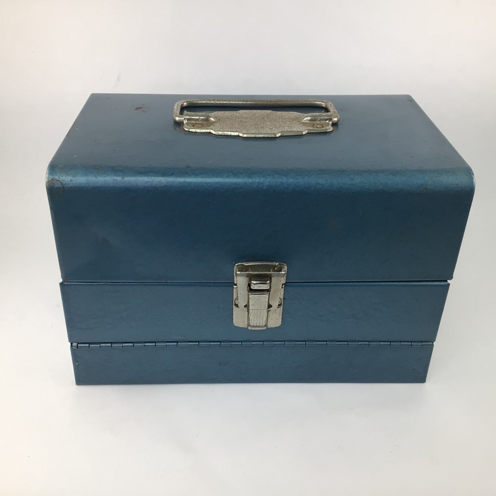 Vintage Metal Storage Box for 12 8mm Movie Reels Chest Box Storage
