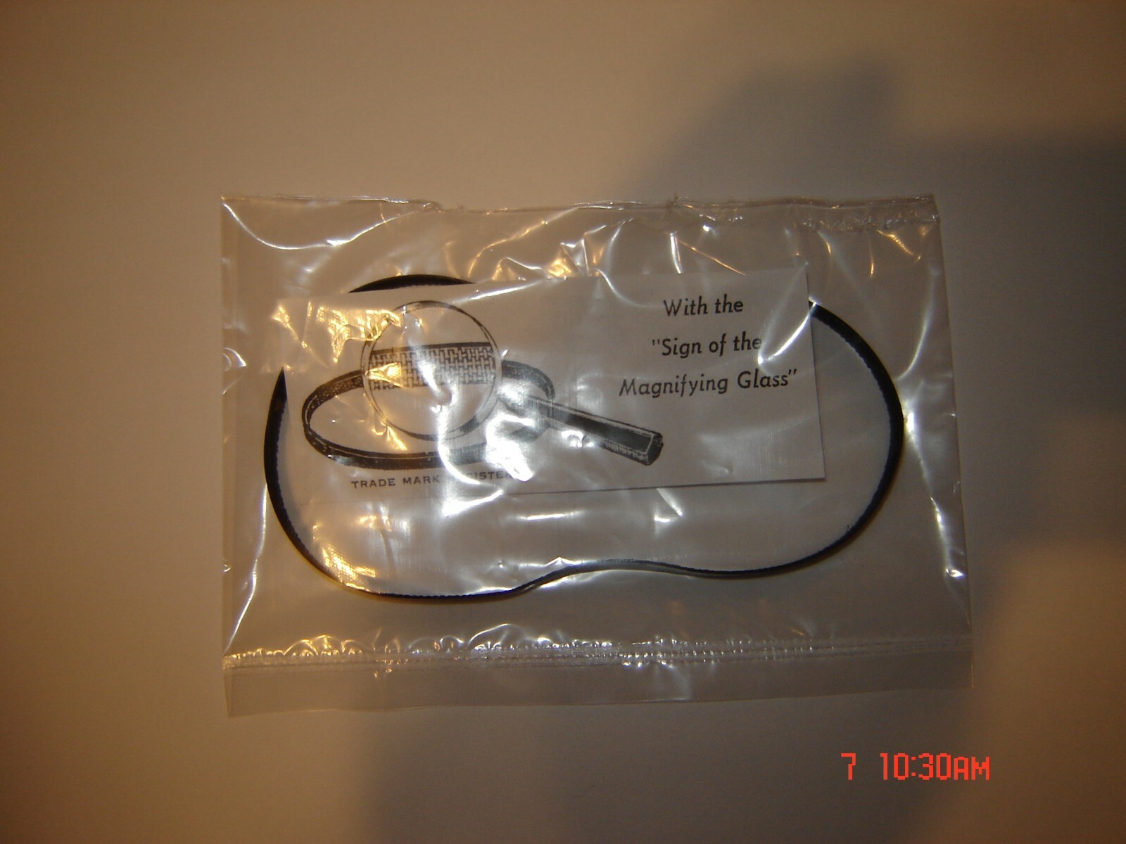 Ampro Century 10 Projector Motor Belt, 1 Tilton Projector Belt, New