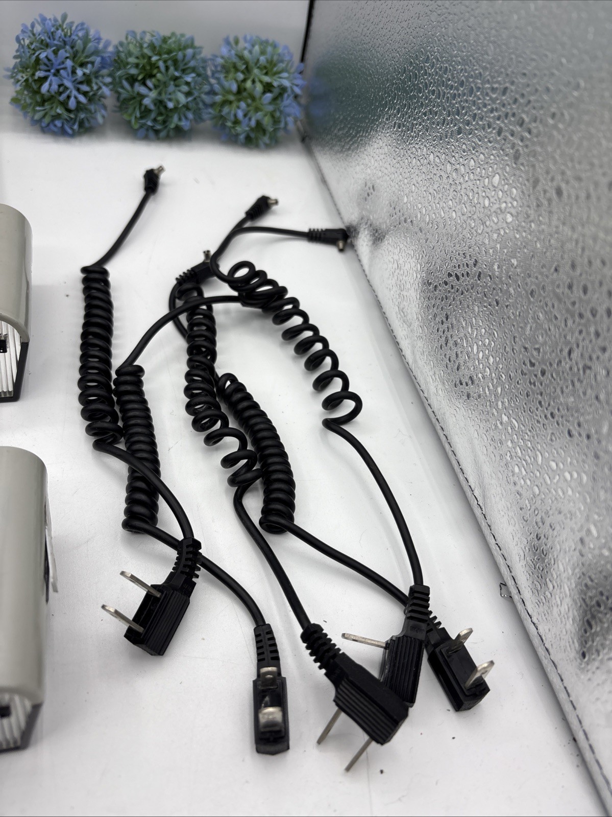 5 Vintage Spira-Lite SR Japan Photography Flash. WORKING