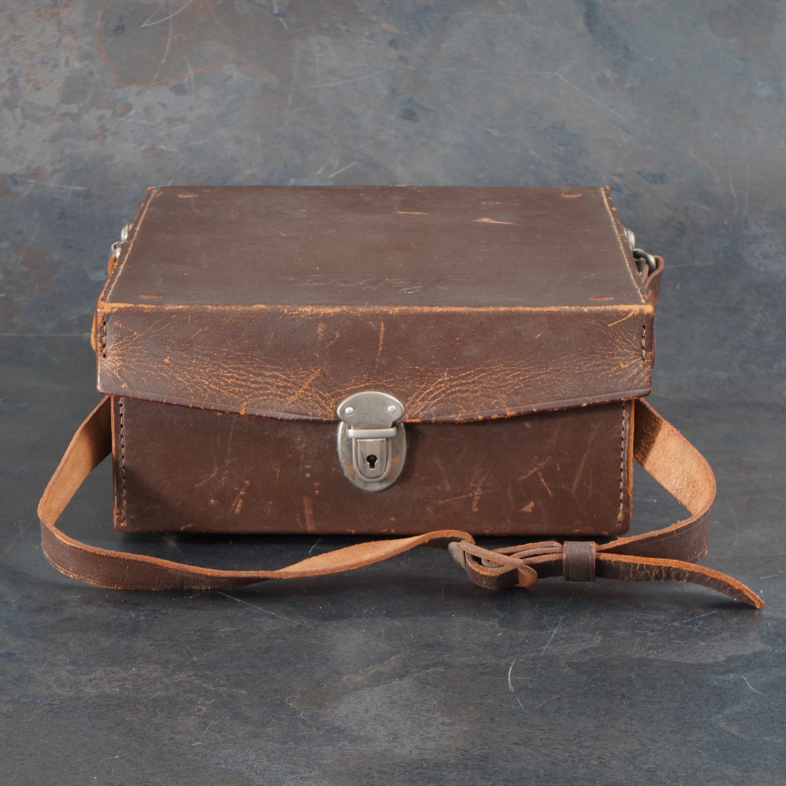:Leica Original Brown Leather System/Outfit Case for Screw Mount Cameras (Read)