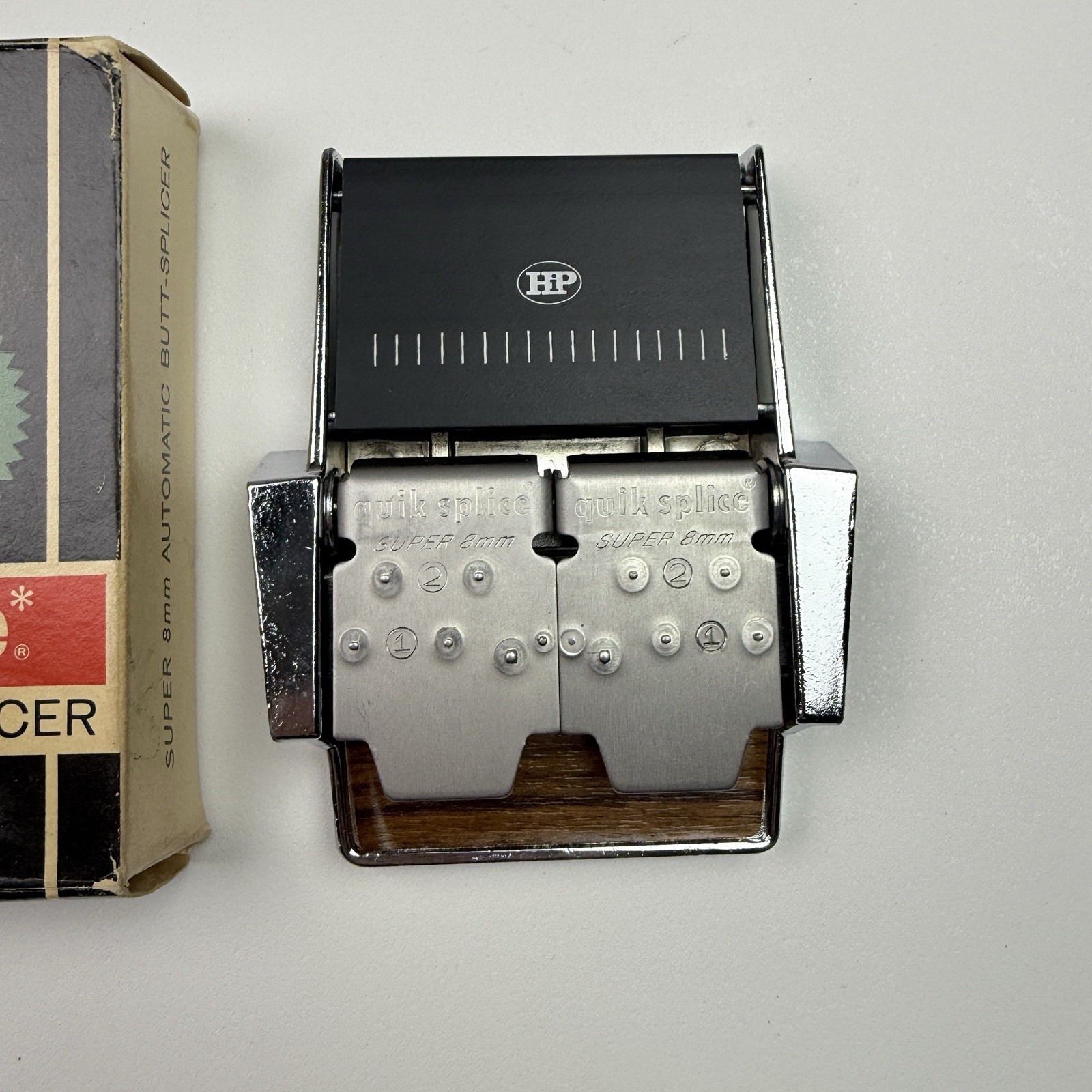 HIP Hudson Photographic Automatic Butt Splicer Movie Film Editor Quik Splice 8mm