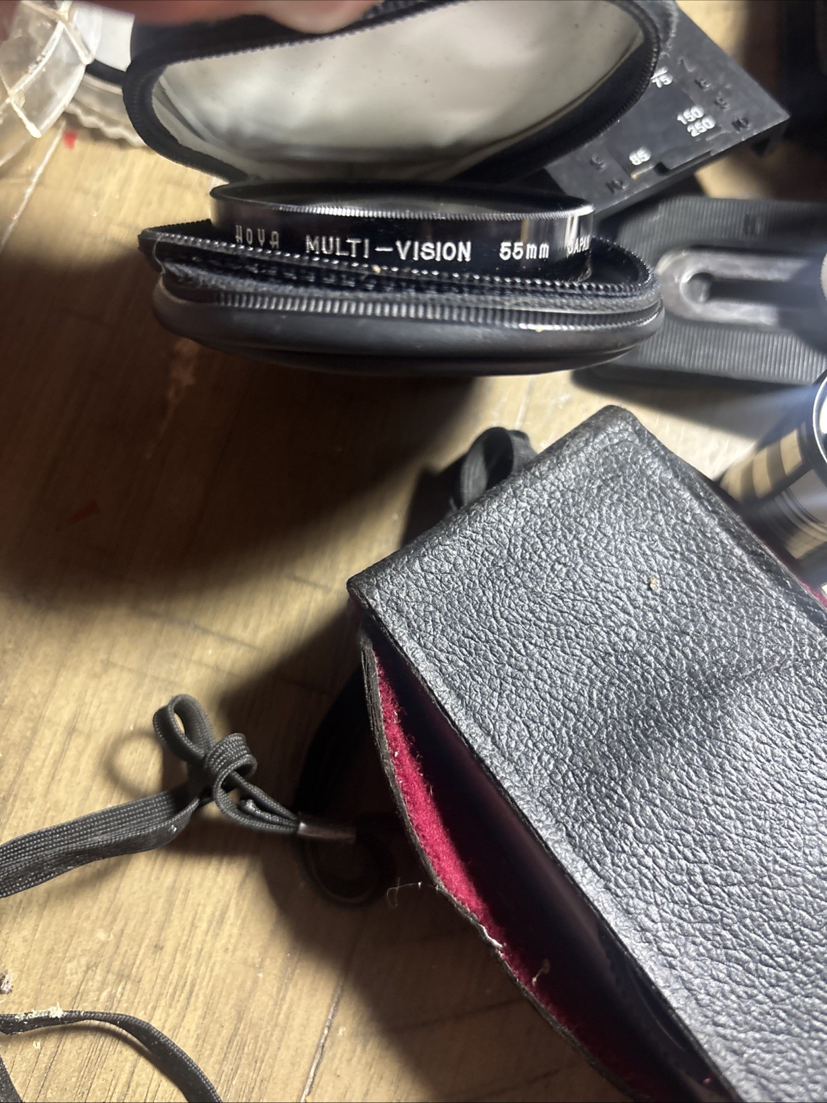 Vintage Camera Accessories Lot. Olympus 0M-1
