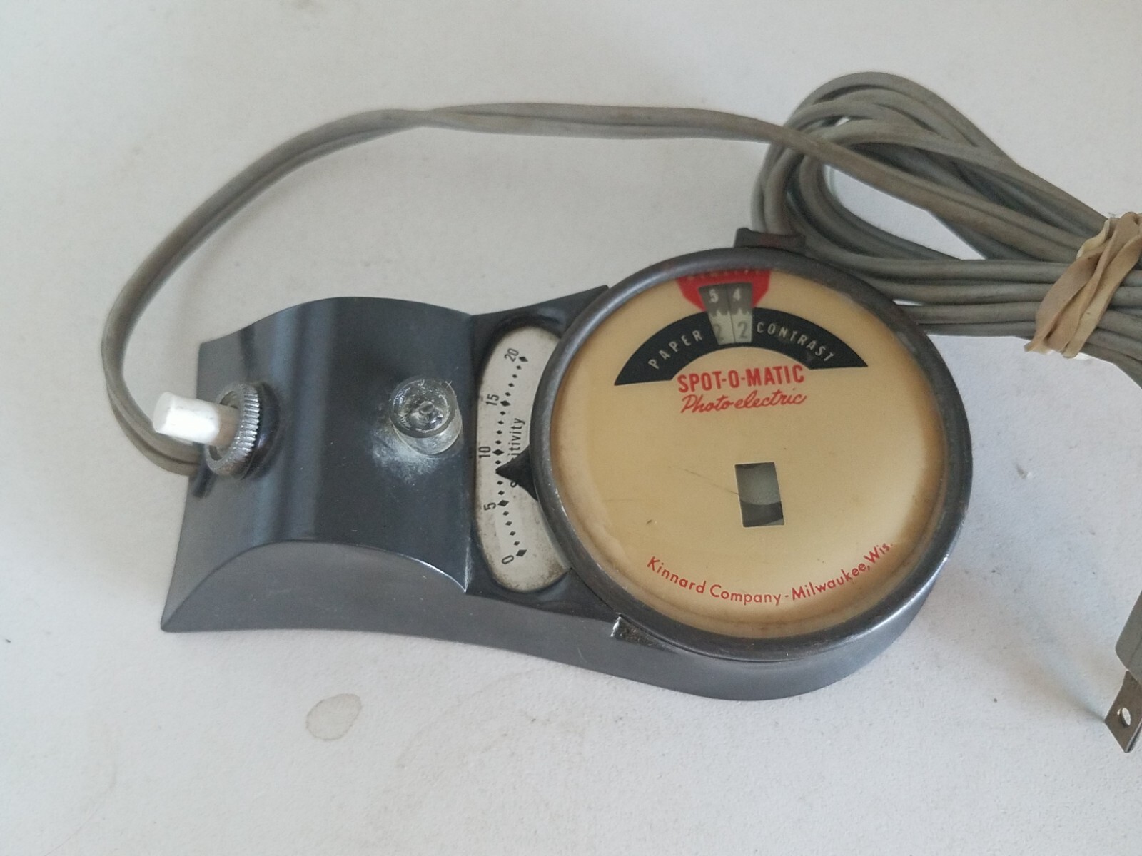 Kinard Spot-o-matic Enlarging Photoelectric Paper Contrast Meter Model II