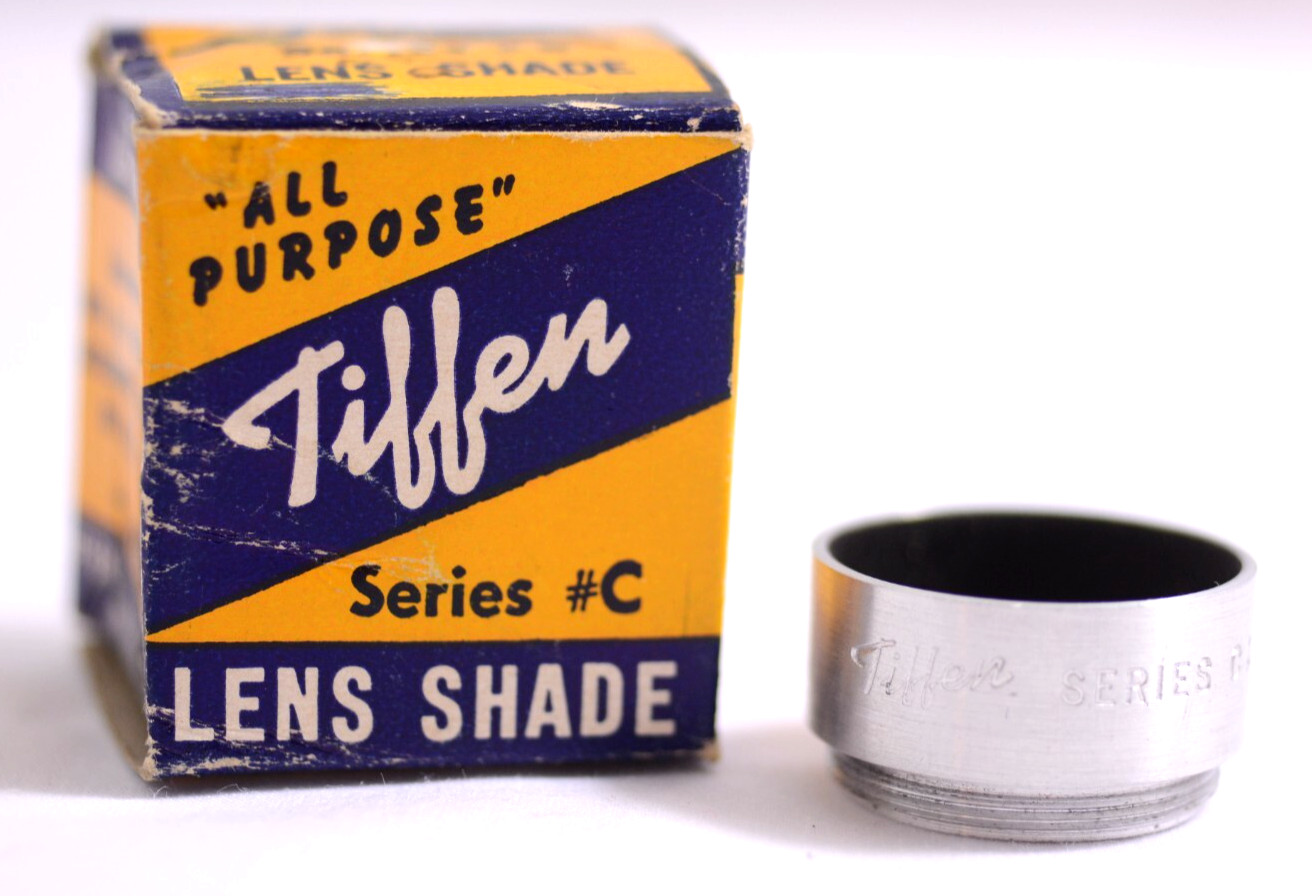 VINTAGE TIFFEN SERIES C CAMERA LENS SHADE USA (EXCELLENT)