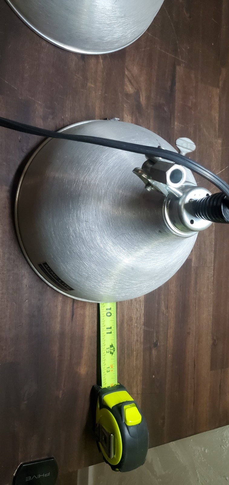 Pair Of Acme Lite Aluminum Photo Shoot Light Fictures Tested With Brackets