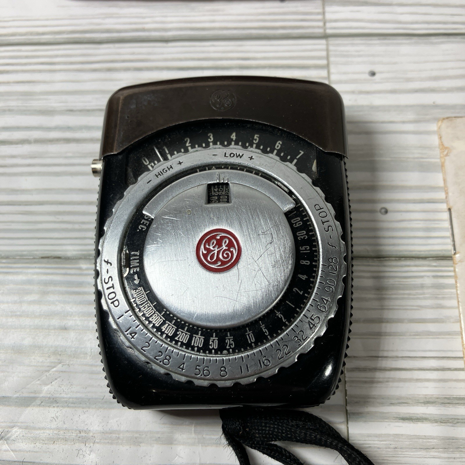 GENERAL ELECTRIC PR-1 CAMERA EXPOSURE LIGHT METER With Manual VTG Untested