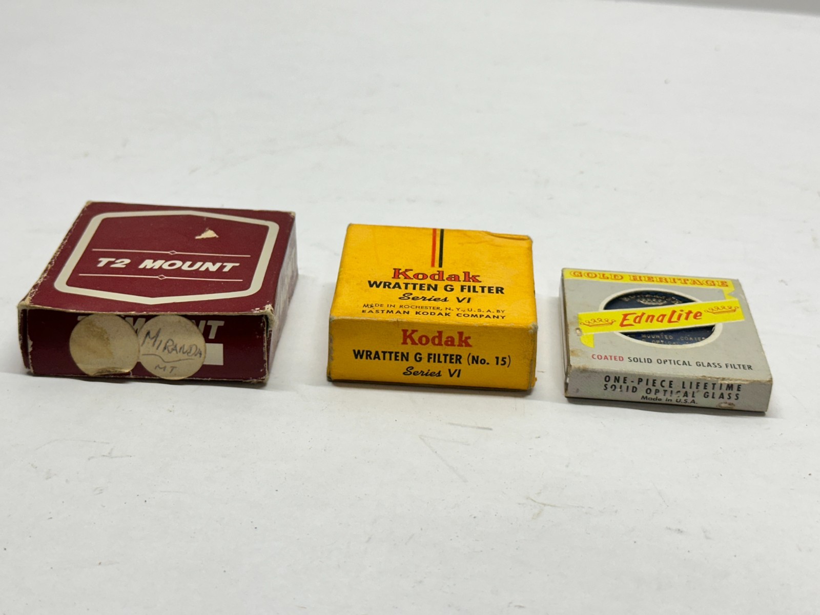 Large Lot of Series VI Lens Shades, Hoods, Filters, Adapter Kodak Wratten