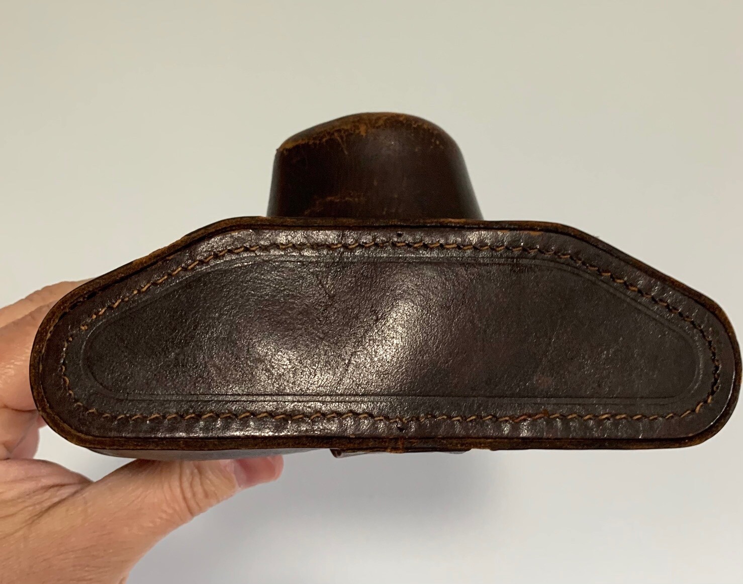 Vintage Exakta II Brown Leather Zeiss Ikon German Camera Case