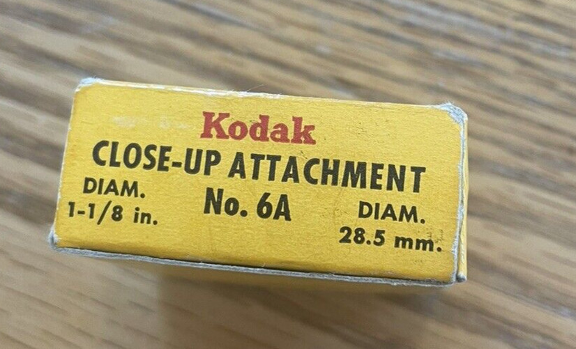 Kodak Close-Up Attachment No. 6A, Made in USA