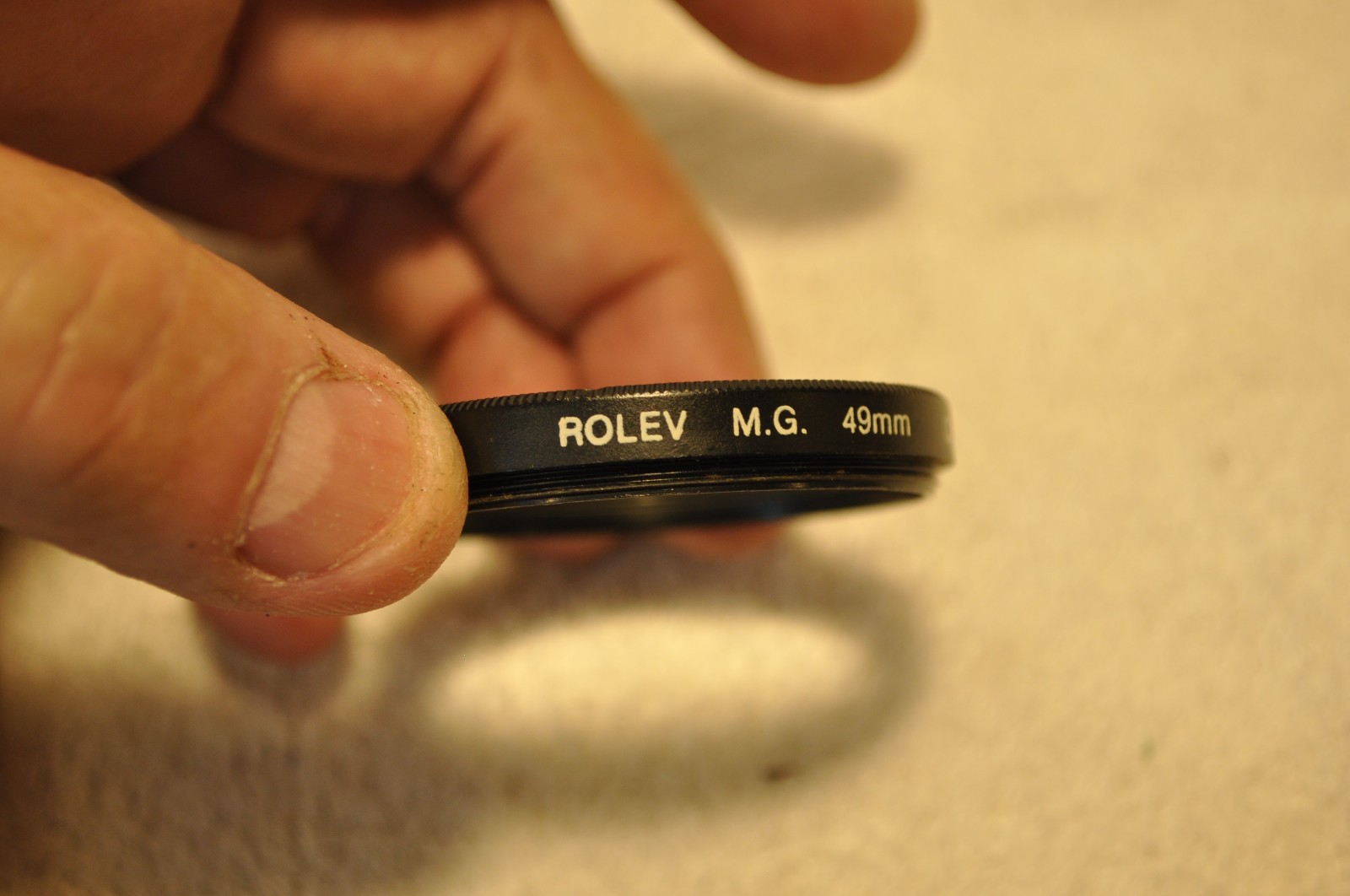 VINTAGE ROLEV M.G. 49MM +2 CLOSE-UP LENS, used see pictures