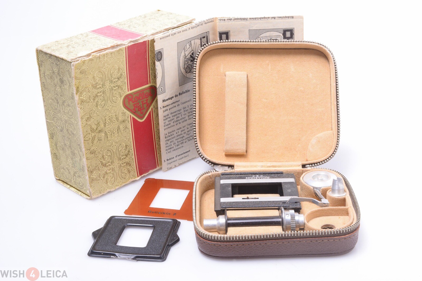 ✅ROLLEIFLEX ROLLEIKIN TLR CONVERSION SET KIT 35MM SIZE FRAMES.. w/o counter knob