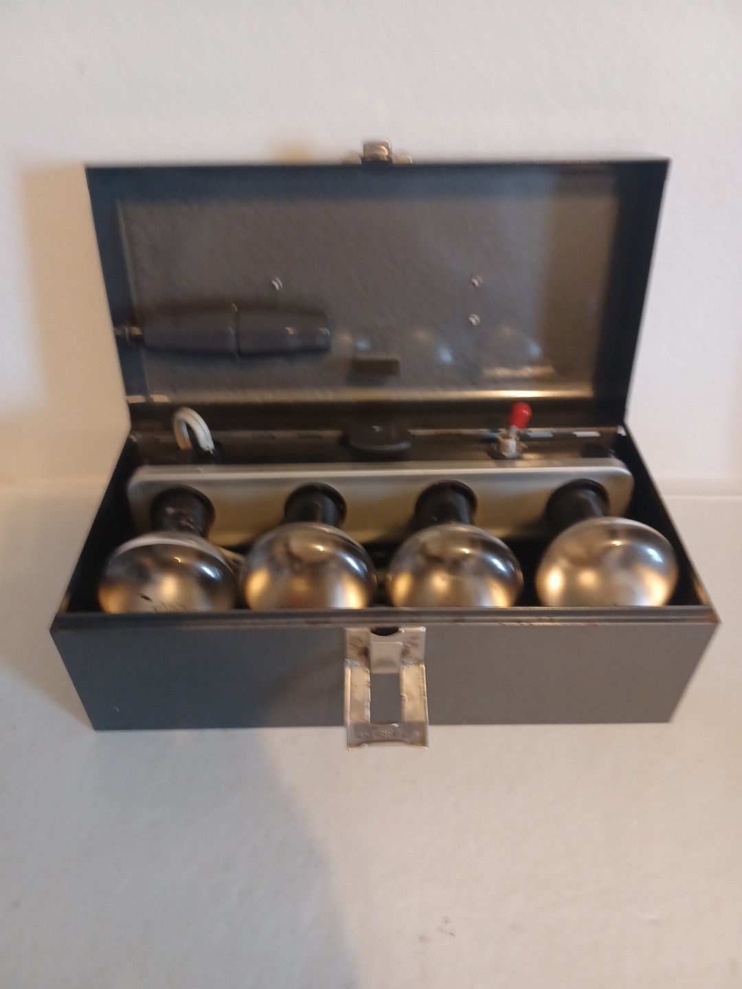 Vintage Harwood Indoor/outdoor Exposure Guide Light W/carrying Case. Works!!