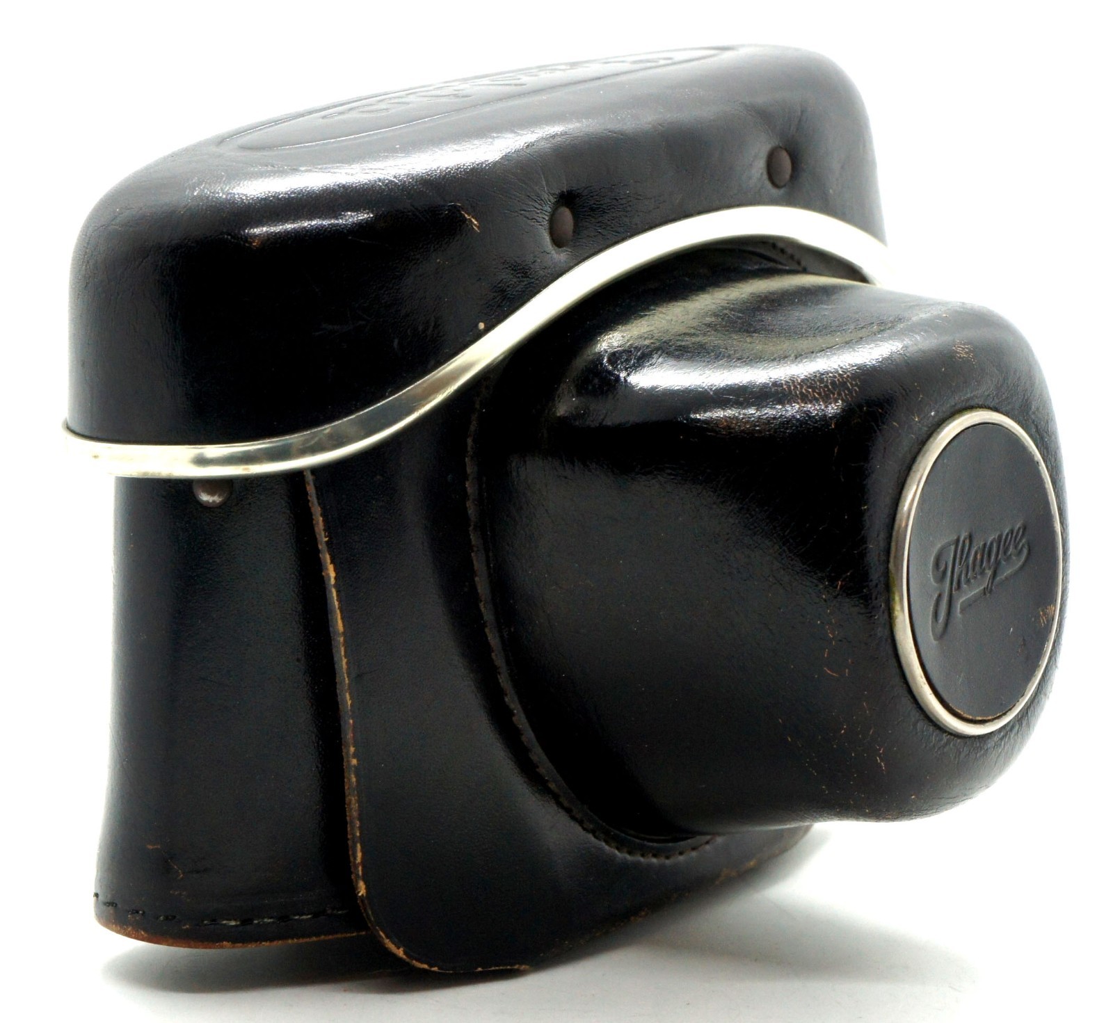 Vintage Ihagee Exakta Varex Black Leather Camera Case EXC Interior