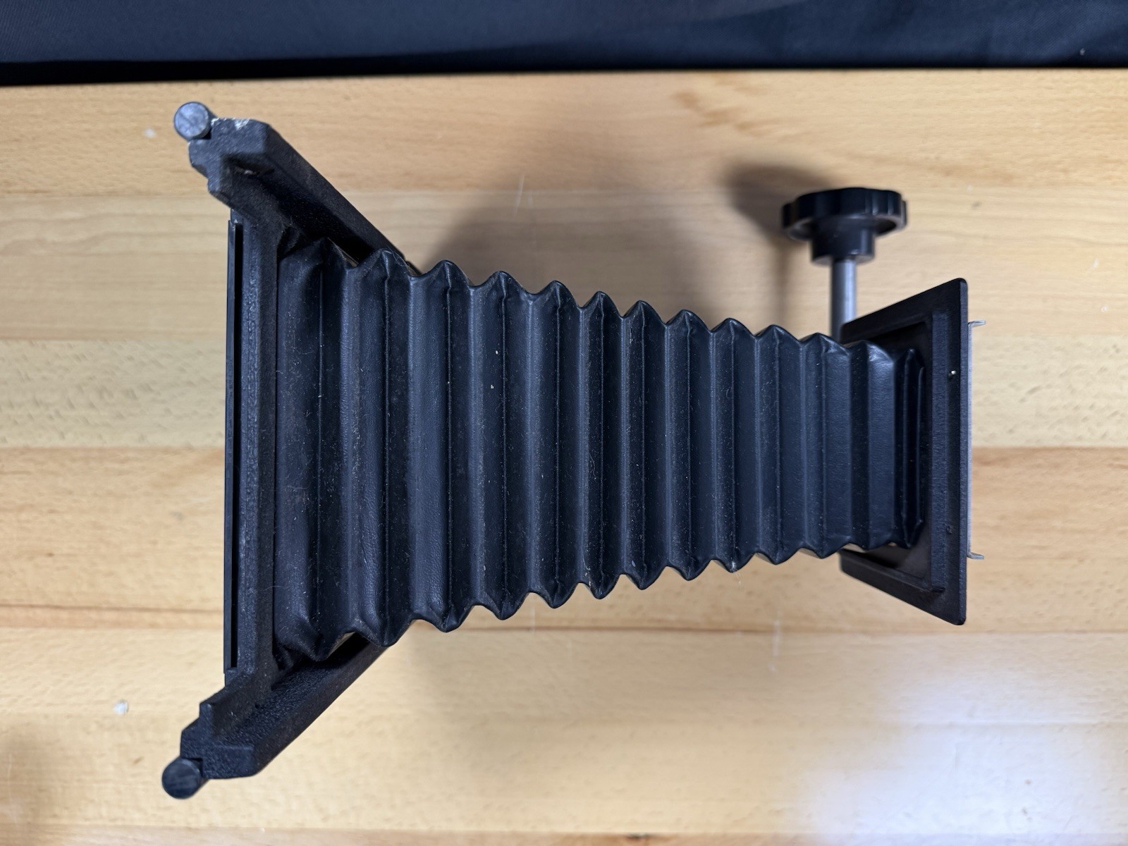 Vintage Large Format Camera Bellows Extension Rail Copy Stand Attachment