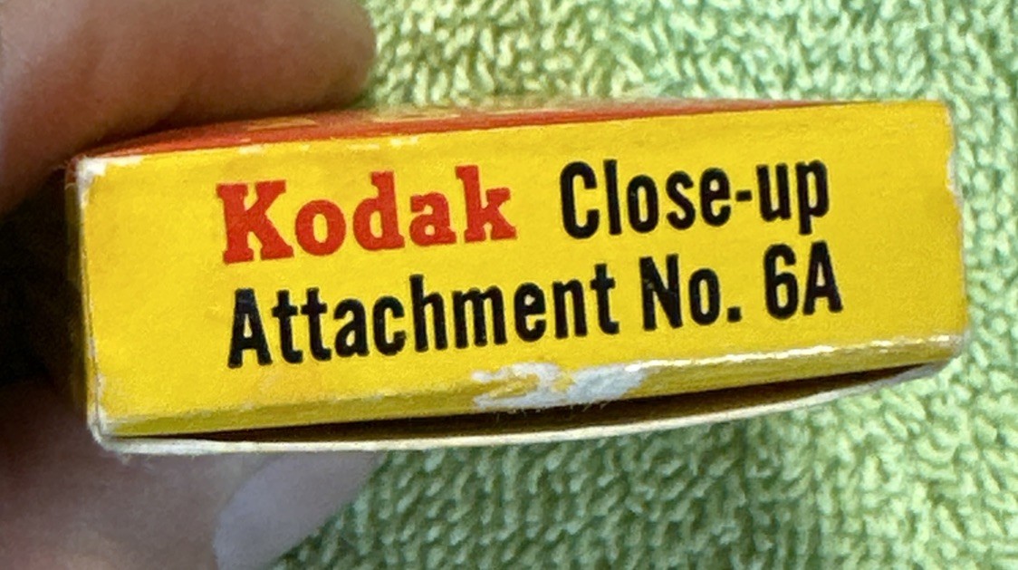 Vintage Kodak Close-Up Attachment No. 6A, Made in USA