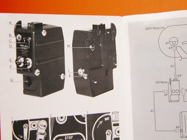 Factory BOLEX EM Motor INSTRUCTION MANUAL Original Nice!