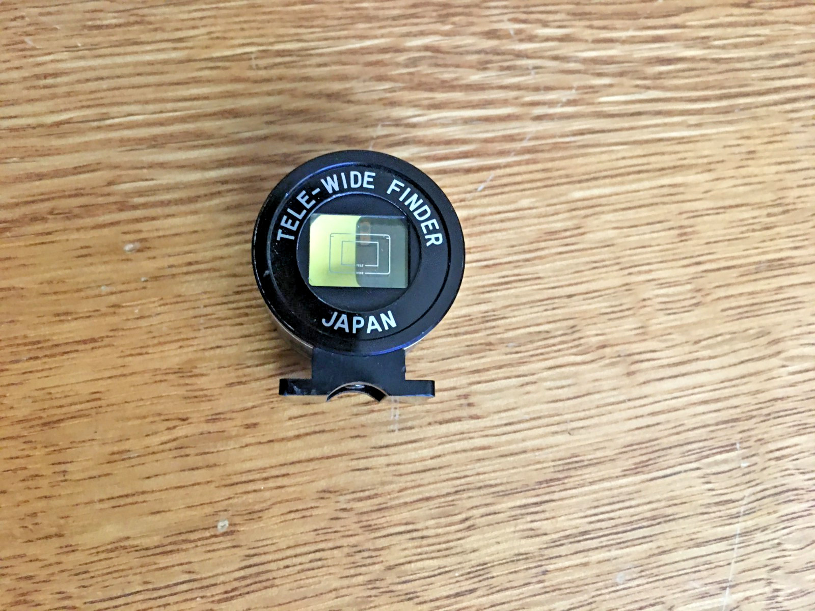 Tele-Wide Finder Cold Shoe Mounted For 35mm Vintage Film Camera