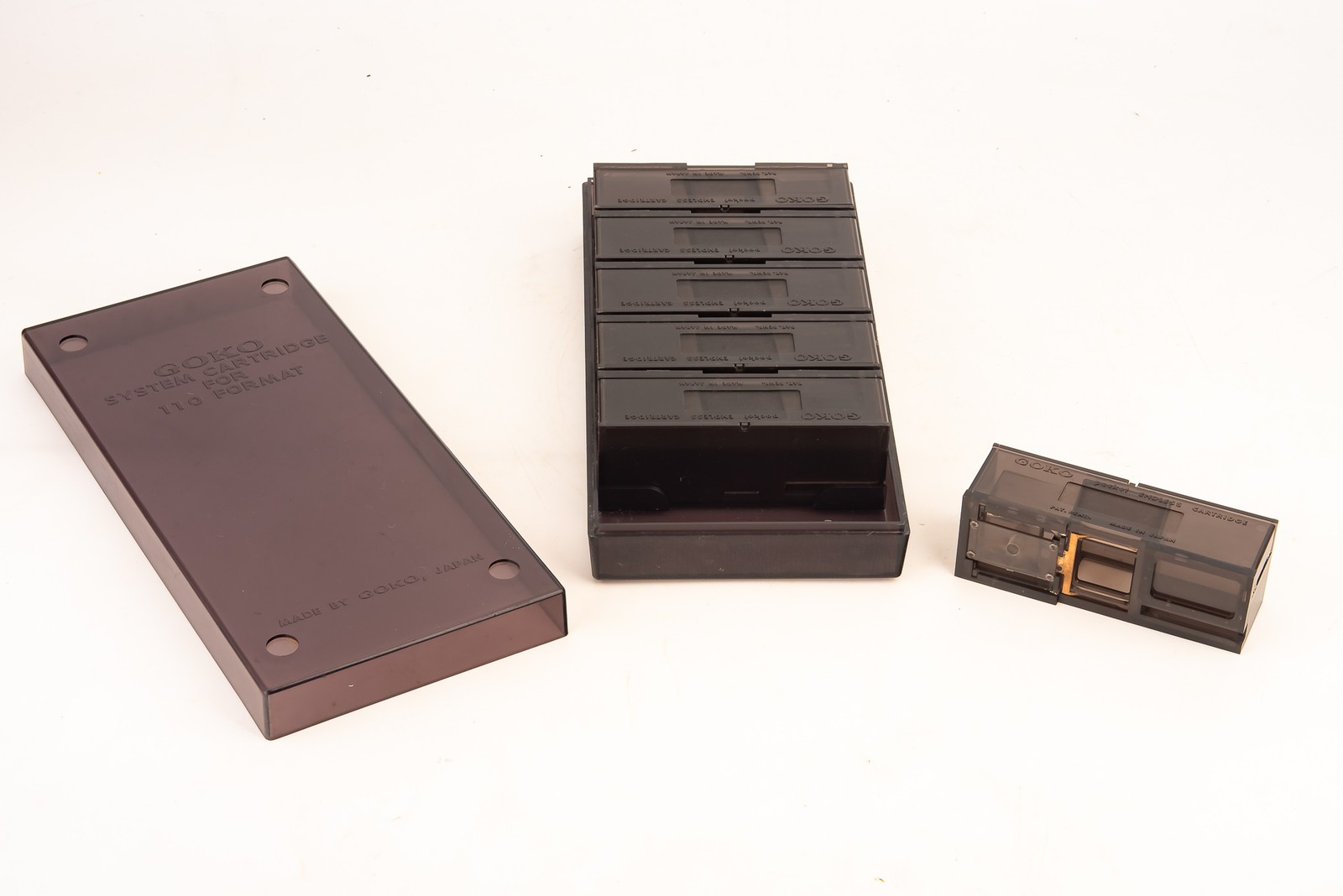 GOKO System Cartridge for 110 Film Format Complete Set of 6 in Case RARE V21