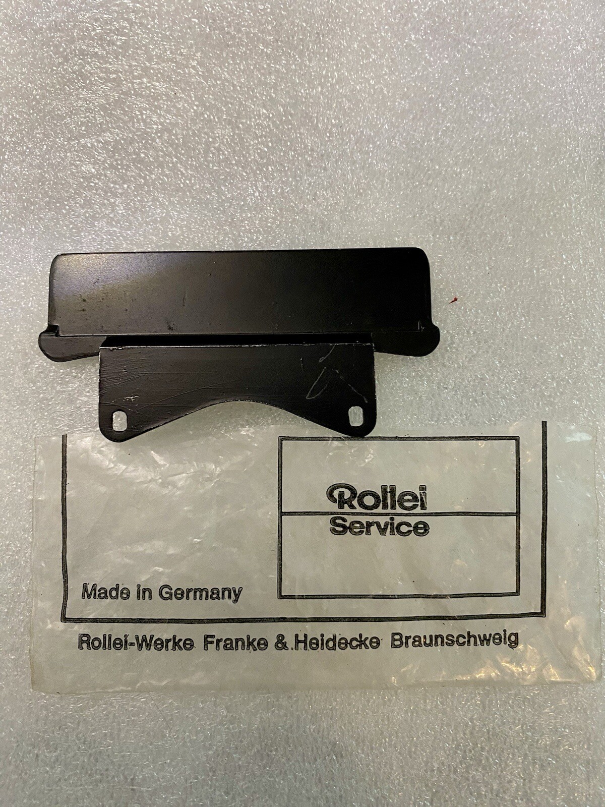 Rollei Rolleicord Genuine / Original Parts, Name Plate, SOLD AS SHOWS