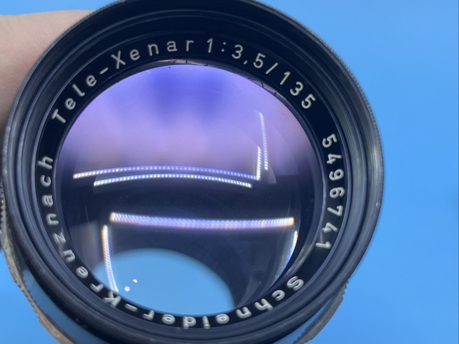 Schneider Tele-Xenar 135mm f/3.5 Lens Exakta Mount