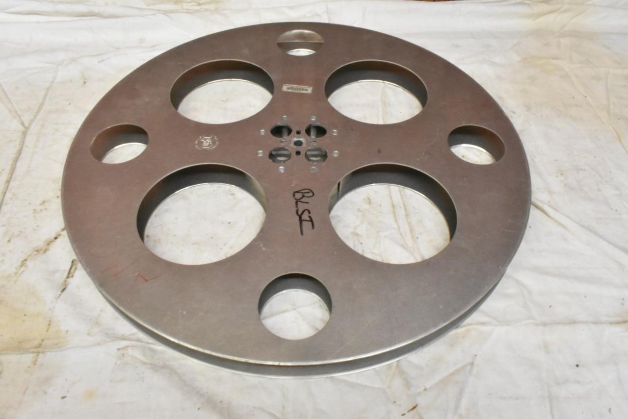 3 Vintage Rare Goldberg Bros 23″ 24″ 26″ Diameter 35mm Aluminum Movie Film Reels