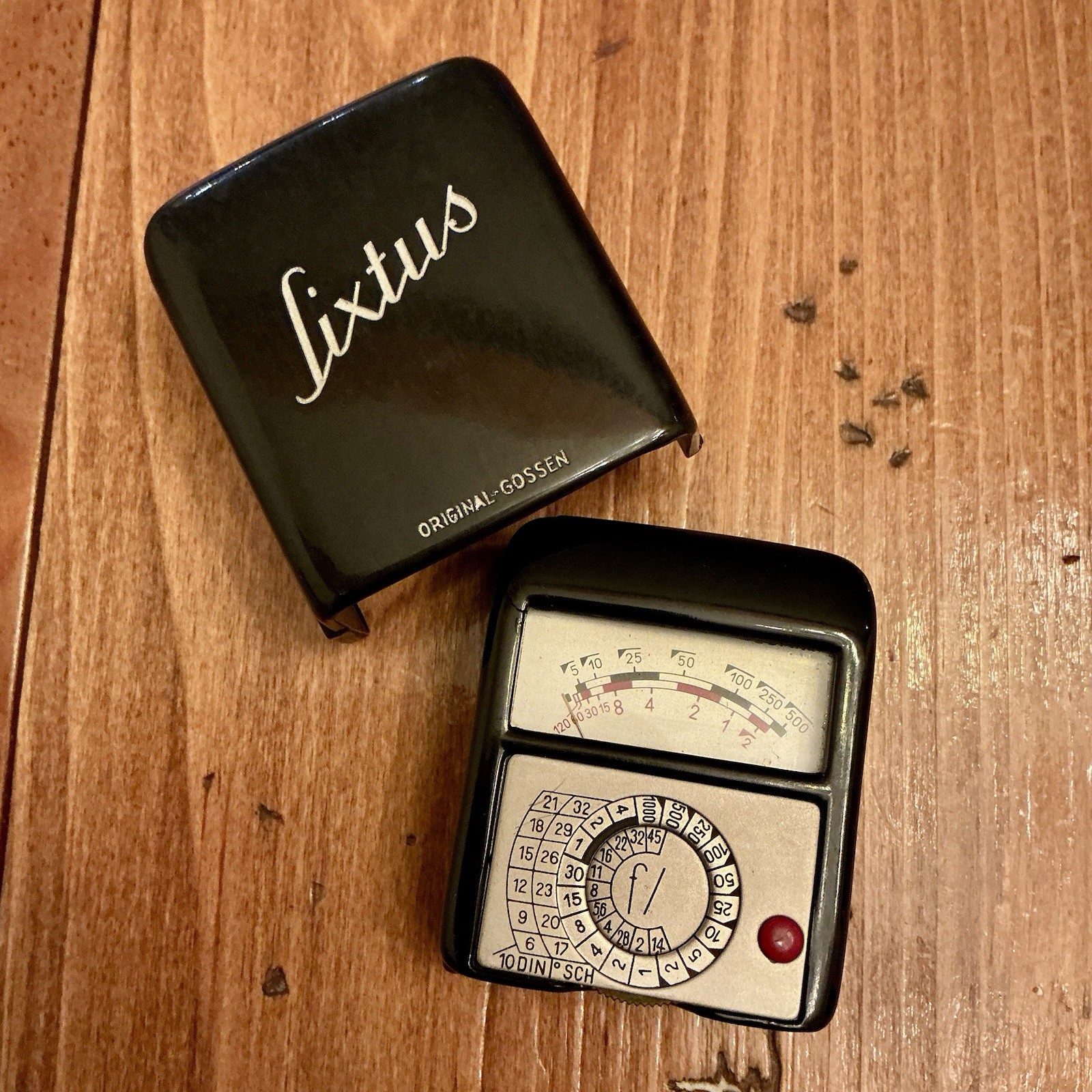SIXTUS GOSSEN LIGHT METER 1930s ~ Vintage Light Meter/ Made in Germany w/ Case